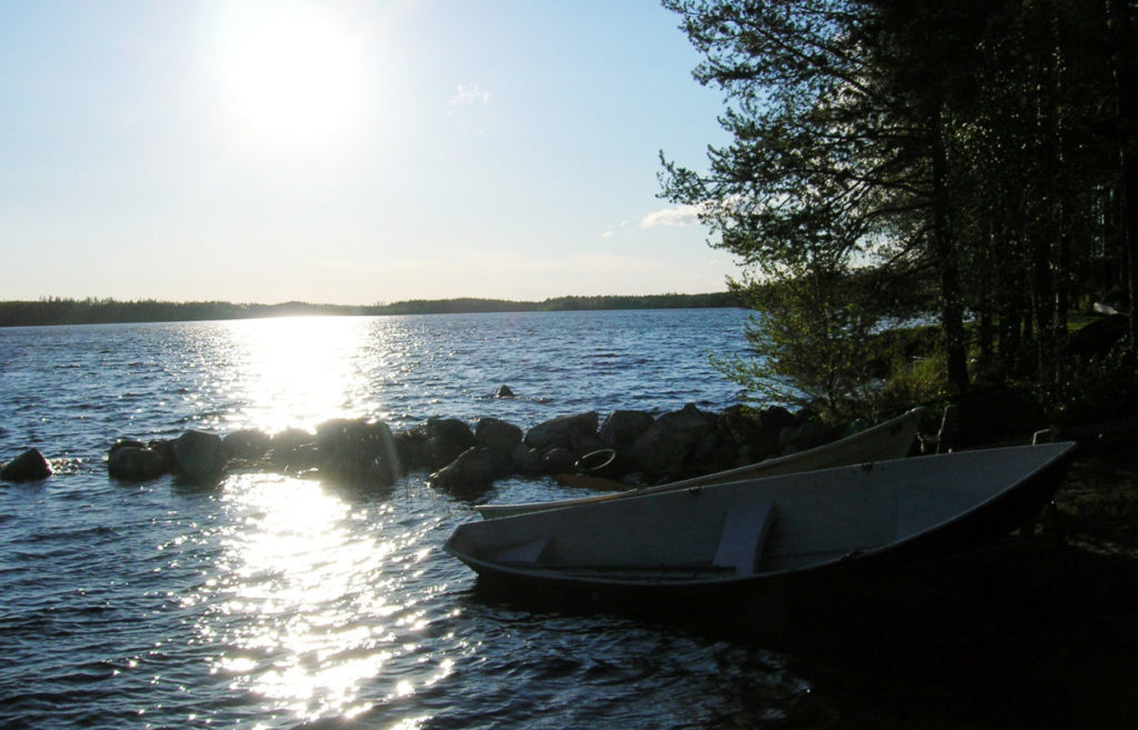 Mitternachtssonne in Finnland