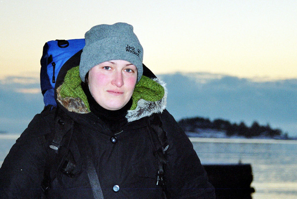 Kristin Weber auf Finnlandreise