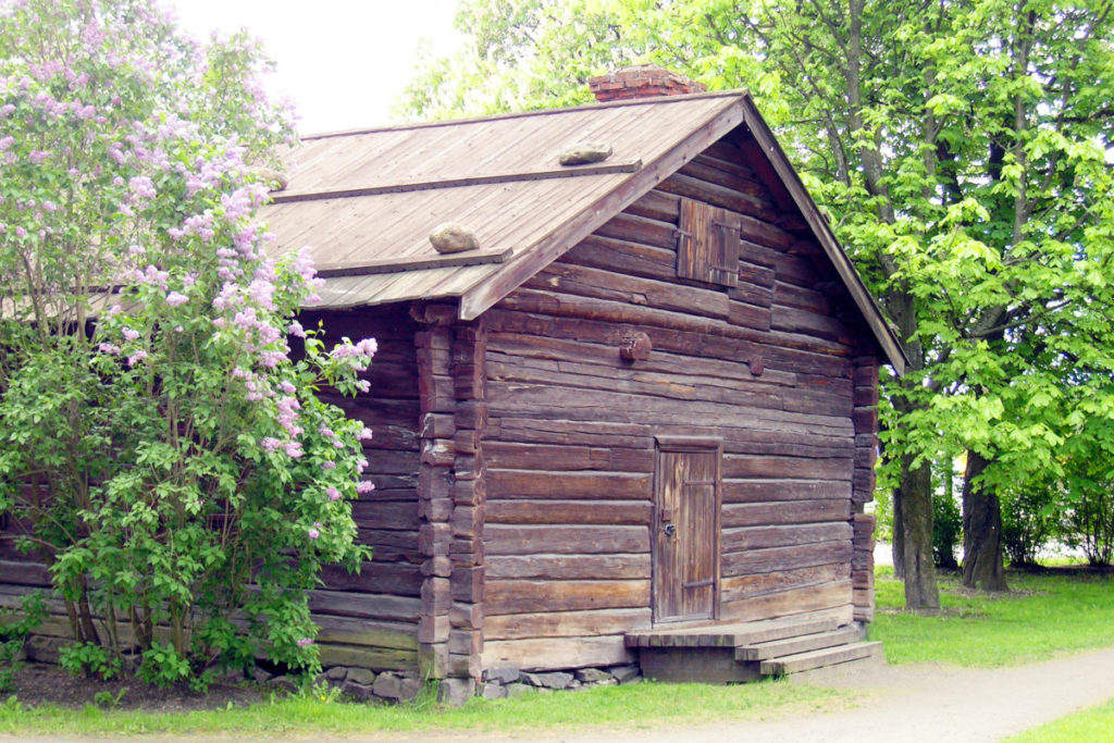 Rekonstruktion: mittelalterliches Haus, Turku