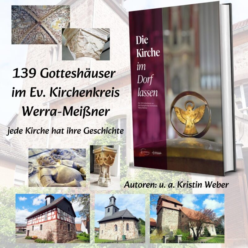 Kollage Kirche im Dorf lassen